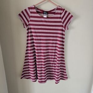 Girls Pink & Violet Dress sz 10-12 Cranberry